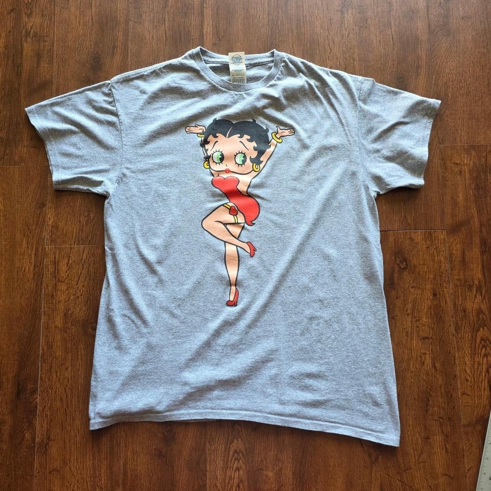Grey Betty Boop tee, Size L